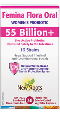 NEW ROOTS Femina Flora Oral Women’s Probiotic 30 capsules
