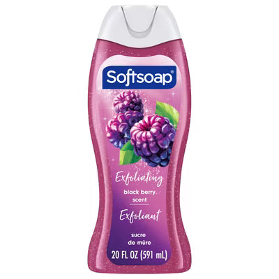 SOFTSOAP BODY SCRUB BLACKBERRY 591ML