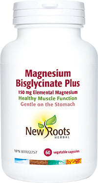 NEW ROOTS Magnesium Bisglycinate Plus 60 capsules