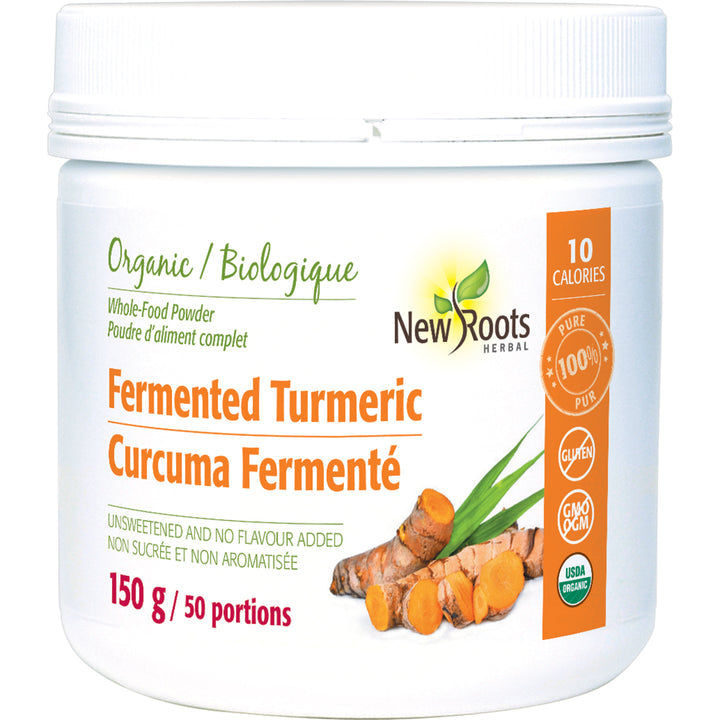 NEW ROOTS Fermented Turmeric Organic · Whole-Food Powder 150 g