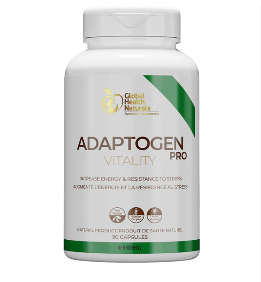 GLOBAL HEALTH NATURALS PRO Adaptogen Vitality, 90s