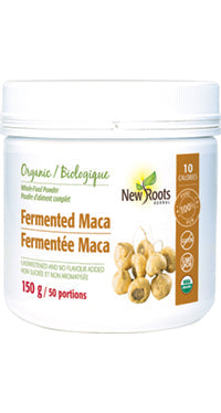 NEW ROOTS Organic Fermented Maca Whole-Food Powder · 100% Pure 150 g