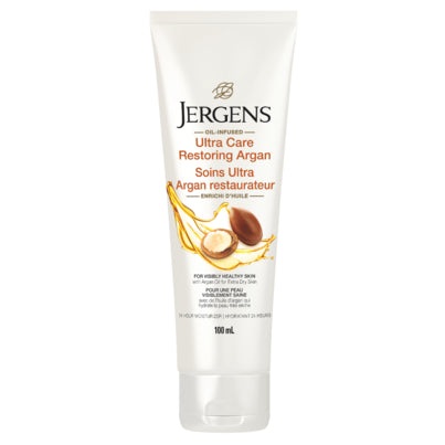 JERGENS ULTRA CARE MOISTURIZER RESTOR ARGAN 100ML LOTION