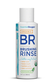 Essential Oxygen   Step 1 Org BrushingRinse Peppermint 88ml
