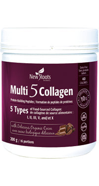 NEW ROOTS Multi 5 Collagen with Delicious Organic Cocoa 200 g