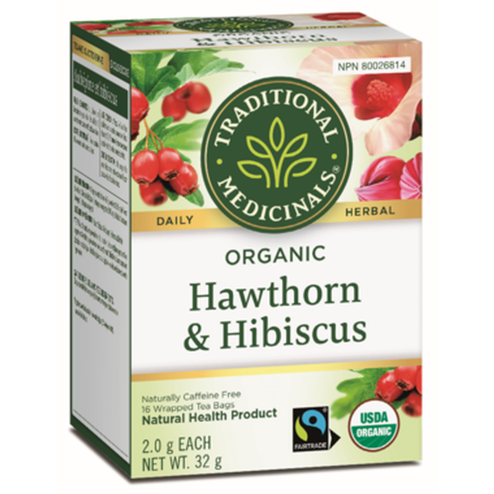 Traditional Medicinals   Herbal Teas   Hawthorn With Hibiscus16CT