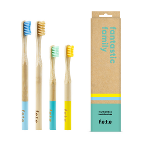 f.e.t.e.   Toothbrush Fantastic Family 4-Pack 4pk