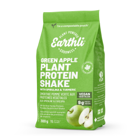 Earthli   Green Apple Plant Protein Shake 300g