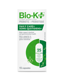 Bio-K+   Probiotic Capsules   Bio-K+ Daily Care 25B - 15 Caps15CT