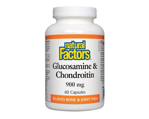 Natural Factors   Glucosamine & Chondroitin Sulfate 900 mg   60 capscaps