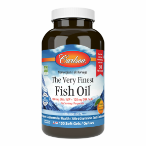 Carlson Laboratories   Very Finest Fish Oil Orange 150sg