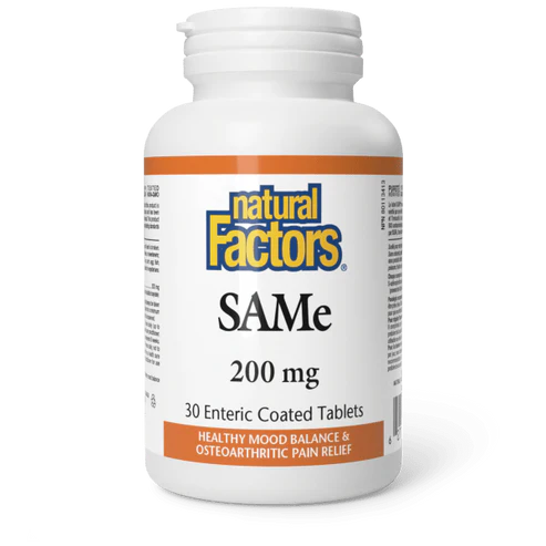 Natural Factors SAMe IsoActive® 200 mg 30 ec tabsec tabs