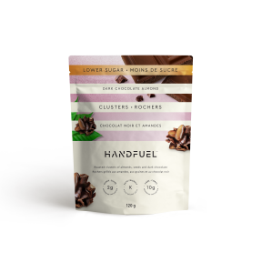 Handfuel   Dark Chocolate Almond Clusters  120g