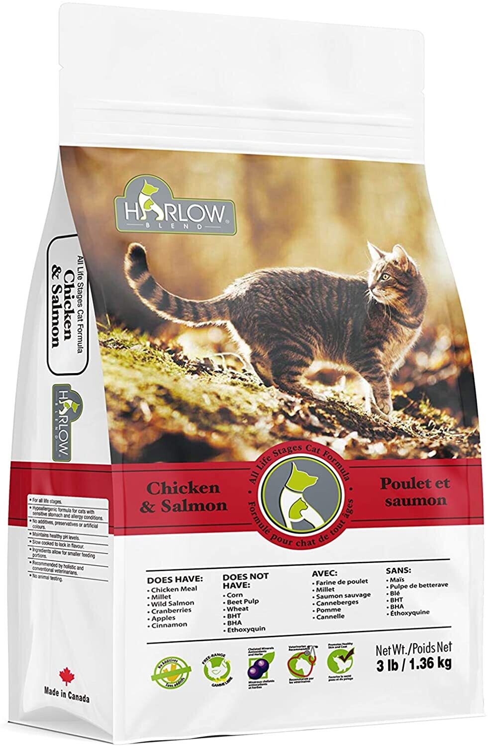 HARLOW BLEND Chicken & Salmon Cat 1.36kg