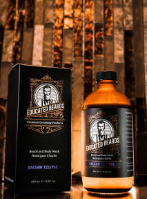 Educated Beards   Beard & Body Wash Balsam Eclipse 250ml