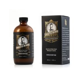Educated Beards   Beard & Body Wash Unscented 250ml