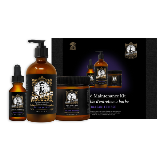 Educated Beards   Beard Maintenance Kit Balsam Eclip. 1kit