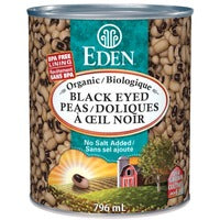 EDEN FOODS Org Black Eyed Peas 796mL