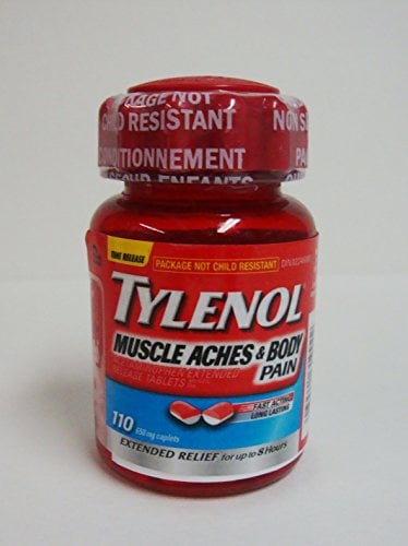 TYLENOL MUSCLE ACHES & BODY PAIN 650MG 110 TABLET EXT REL