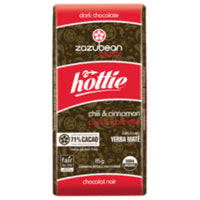 ZAZUBEAN ORGANIC CHOCOLATES Dark Chocolate Bars Gluten Free ZAZUBEAN ORGANIC CHOCOLATES Dark Chocolate Bars Gluten Free Org Hottie Chili&Cinnamon 85g*12