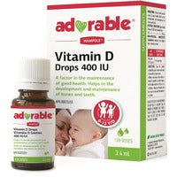 ADORABLE VITAMIN D LIQ 3.4ML LIQUID
