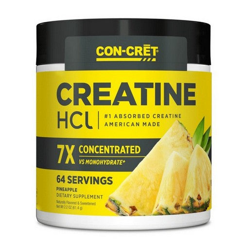CON-CR?T CON-CR?T Creatine Flavour: Pineapple
Container Size: 64 Servings Each