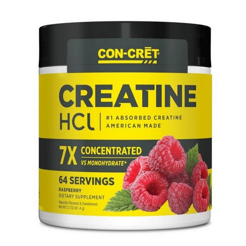 CON-CR?T CON-CR?T Creatine Flavour: Raspberry
Container Size: 64 Servings Each