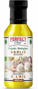 Perfect Chef   Organic Garlic Mustard 6 x 350ml