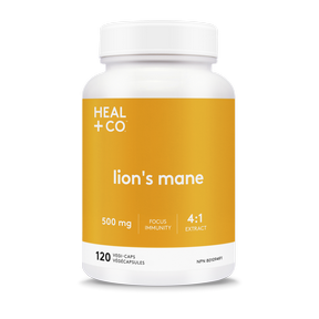 Heal + Co.   Lion's Mane (4:1) 500mg 120vcap