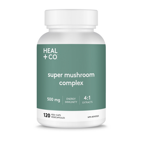 Heal + Co.   Super Mushroom Complex (4:1) 500mg 120vcap