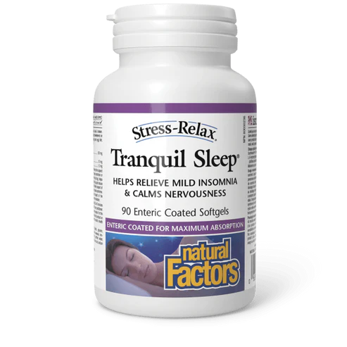 Natural Factors   Tranquil Sleep, Stress-Relax®   90 ec sglsec sgls