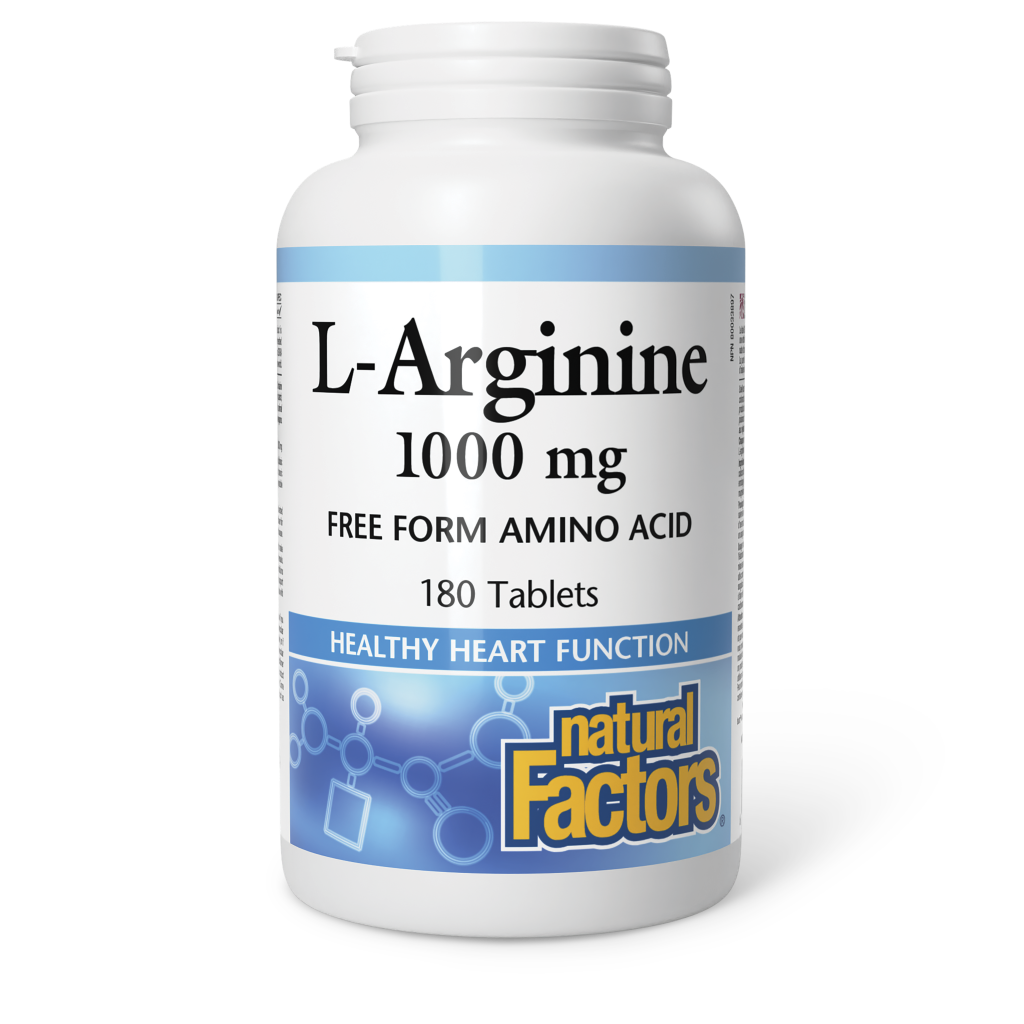 Natural Factors   L-Arginine 1000 mg   180 tabstabs
