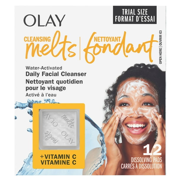 OLAY CLEANSING MELTS FACIAL VITAMIN C 12