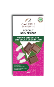 Galerie au Chocolat   Vegan Coconut Chocolate Bar 8 x 80g