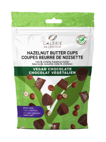 Galerie au Chocolat   Vegan Hazelnut Butter Cups 6 x 120g