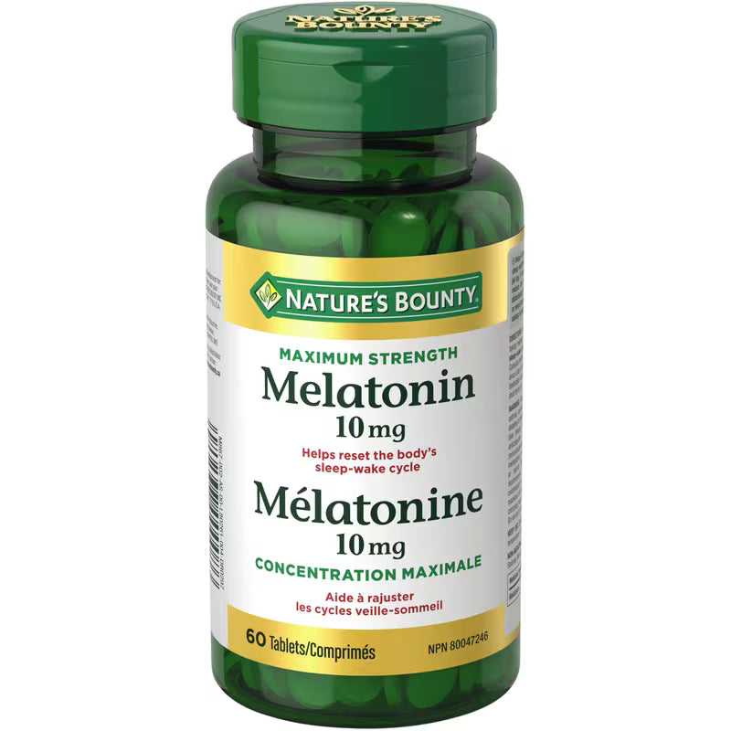 NATURE'S BOUNTY MAXIMUM STRENGHT MELATONIN TB 60 TABLET