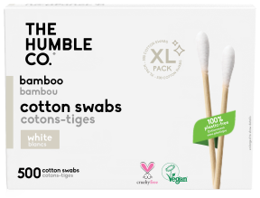 The Humble Co.   Bamboo Cotton Swabs XL pack 4 x 500ct