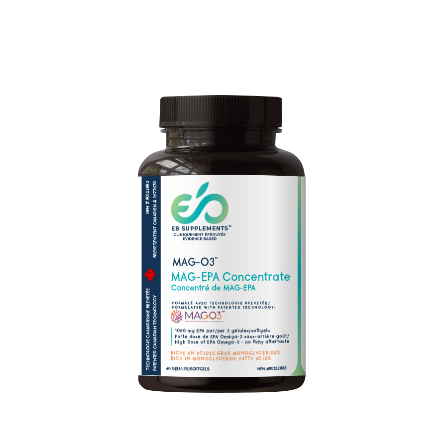 EB Supplements - MAG-O3™ MAG-EPA Concentrate - 60 gélules / softgels