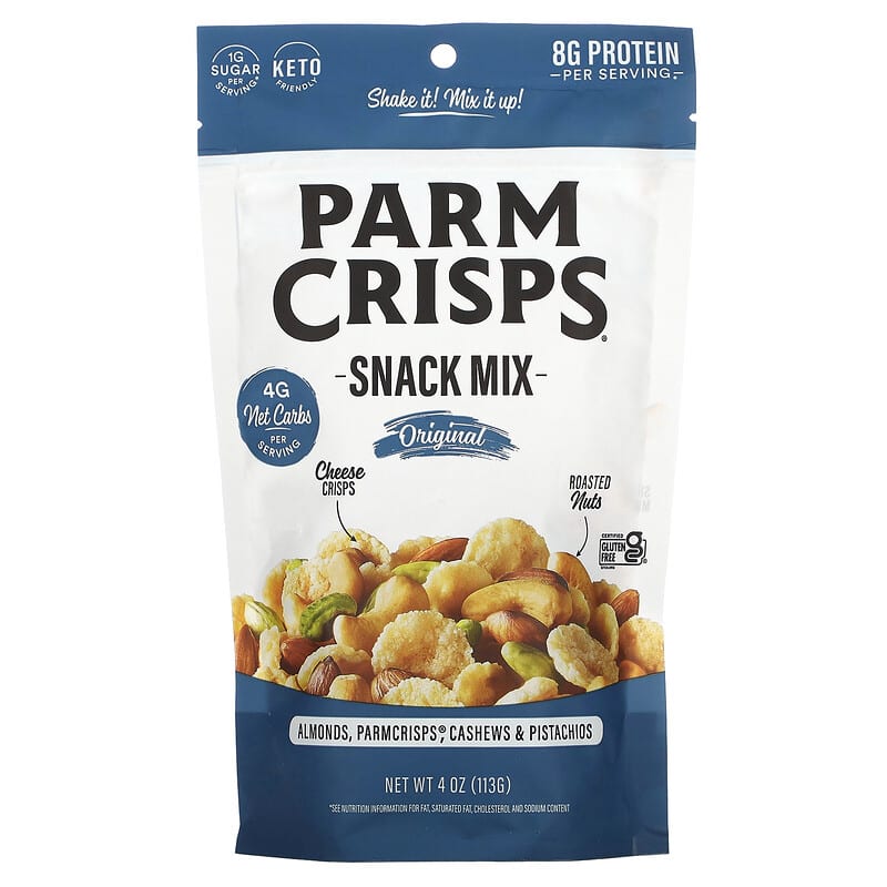 ParmCrisps ParmCrisps Snack Mix Flavour: Original
Container Size: 113 g Pack of 12