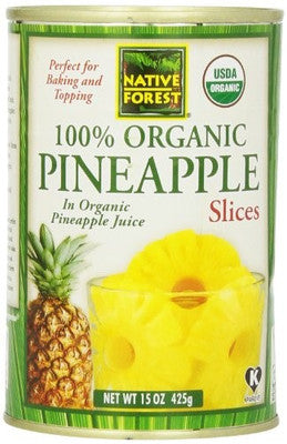 Native Forest Organics-Pinapple Slices
