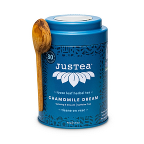 JUSTEA -   Herbal Tea, Chamomile Dream, Loose Leaf   (tin)    6*45g