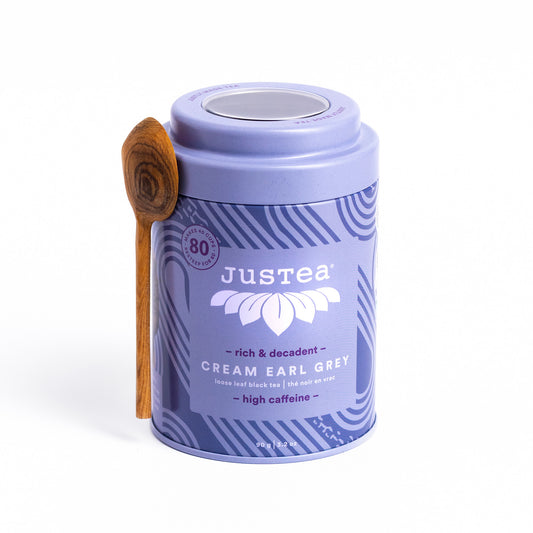 JusTea   Cream Earl Grey Tin  90g