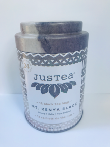 JUSTEA -  Mt. Kenya Black   Tea    (tin)    36g