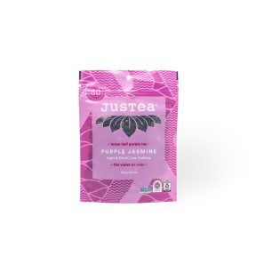 JUSTEA -   Purple Jasmine Tea, 80 Cup Recyclable Pouch      90g