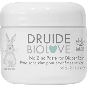 DRUIDE Laboratories   Baby No Zinc Paste Diaper Rash 60g