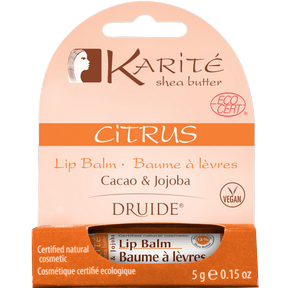DRUIDE Laboratories Shea Butter & Citrus Lip Balm 5g