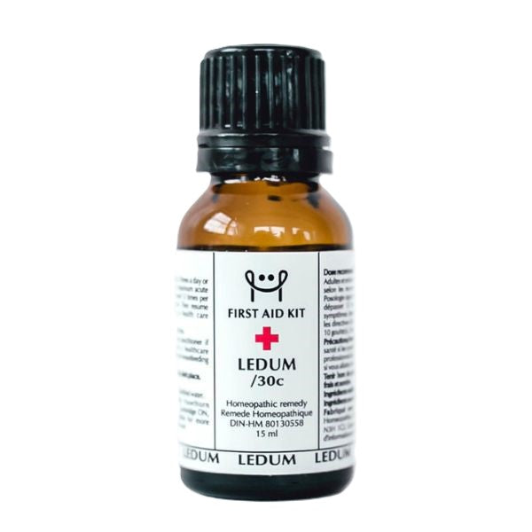 Hawthorn Homeopathics - NEW BRAND! Ledum 30C - Puncture wounds 15 ml