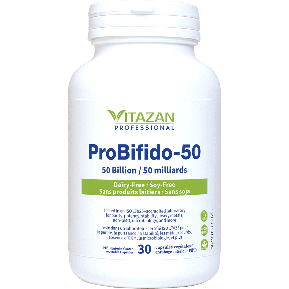 Vitazan ProBifido-50 (50 Billion CFU · PH?D Enteric Coating) 30 capsules