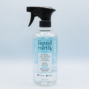 Liquid Earth   Mint Shine - Natural Window Cleaner 473ml