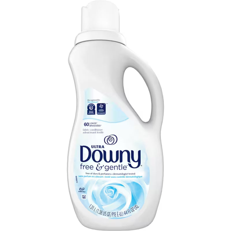 DOWNY LIQ FREE & GENTLE 60 LOADS 1.31L pack of 6
